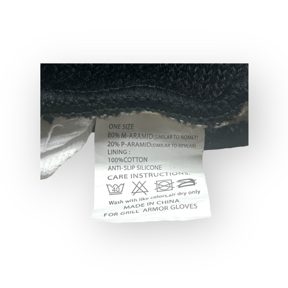 new Grill Armor ✪ High Temp Knit Grilling Gloves ✪ Black ✪ One Size 1SFA Unisex - Picture 14 of 16